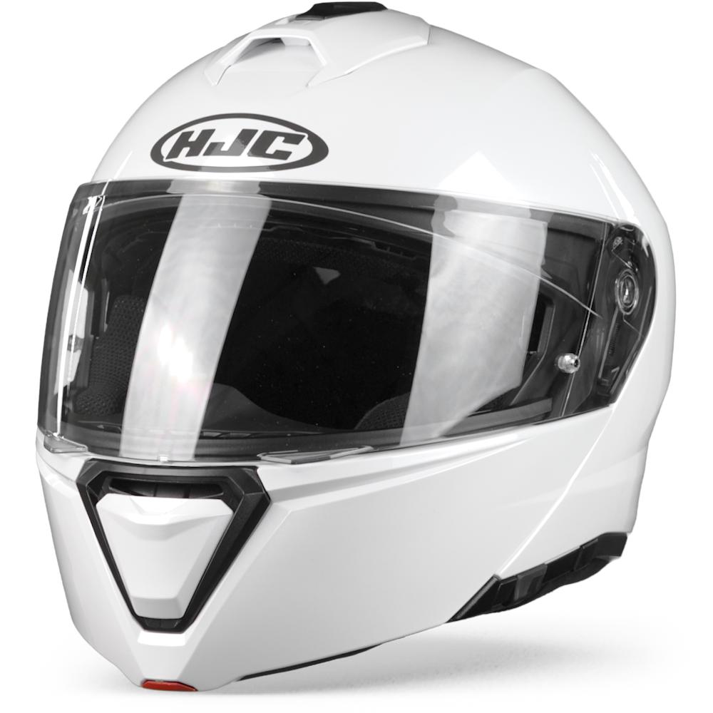 Image of EU HJC I90 Solid Blanc Casque Modulable Taille S