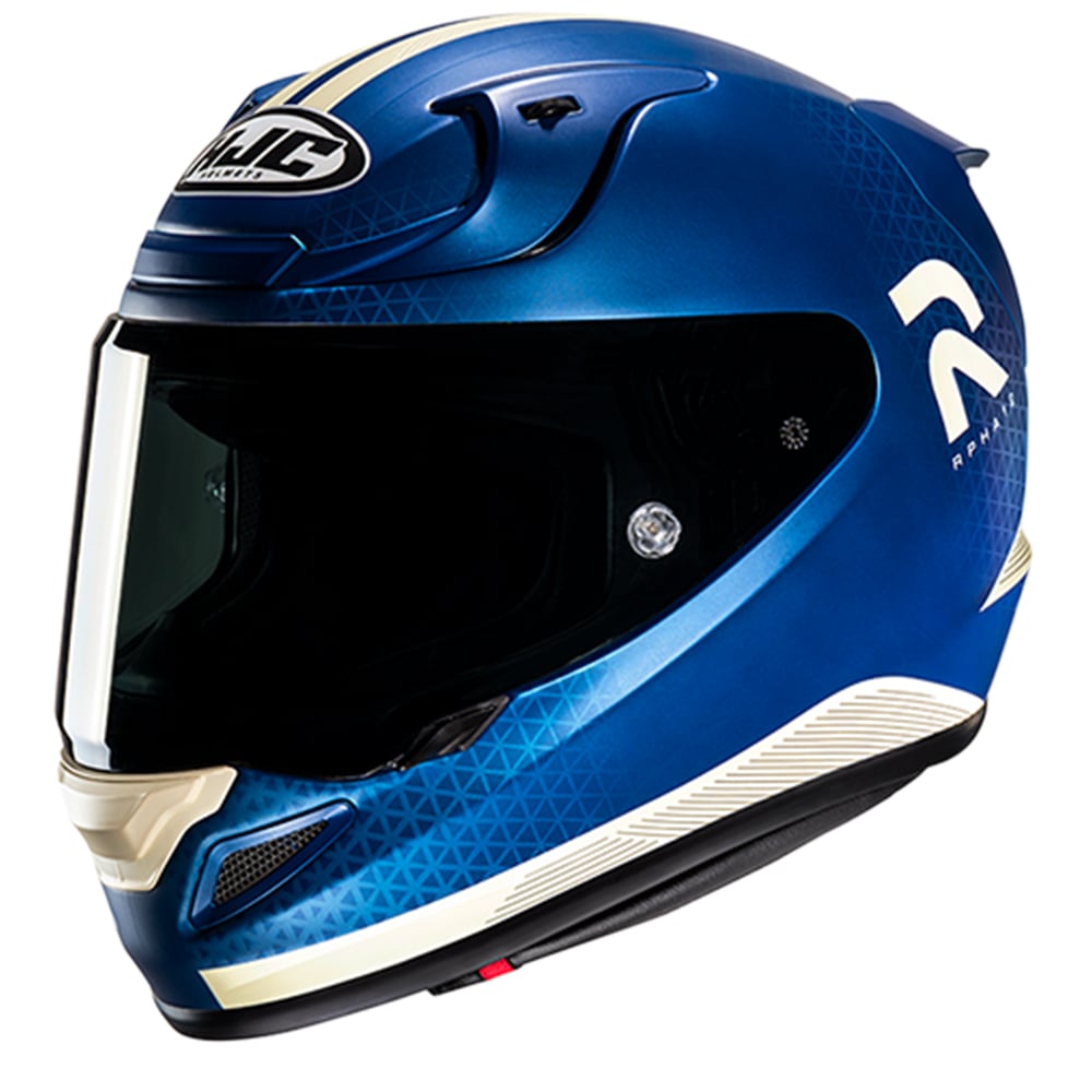 Image of EU HJC RPHA 12 Enoth Blue White Full Face Helmet Taille M