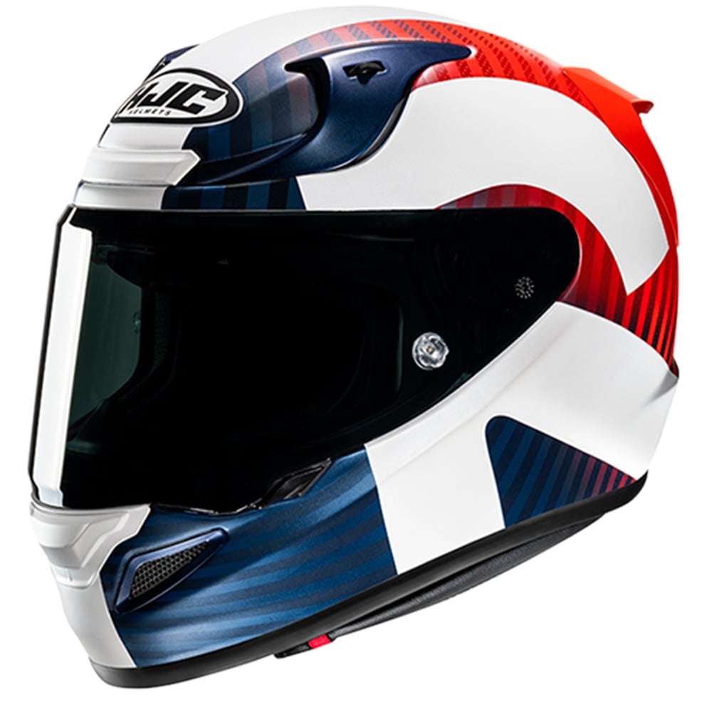 Image of EU HJC RPHA 12 Ottin Blue Red Full Face Helmet Taille XL