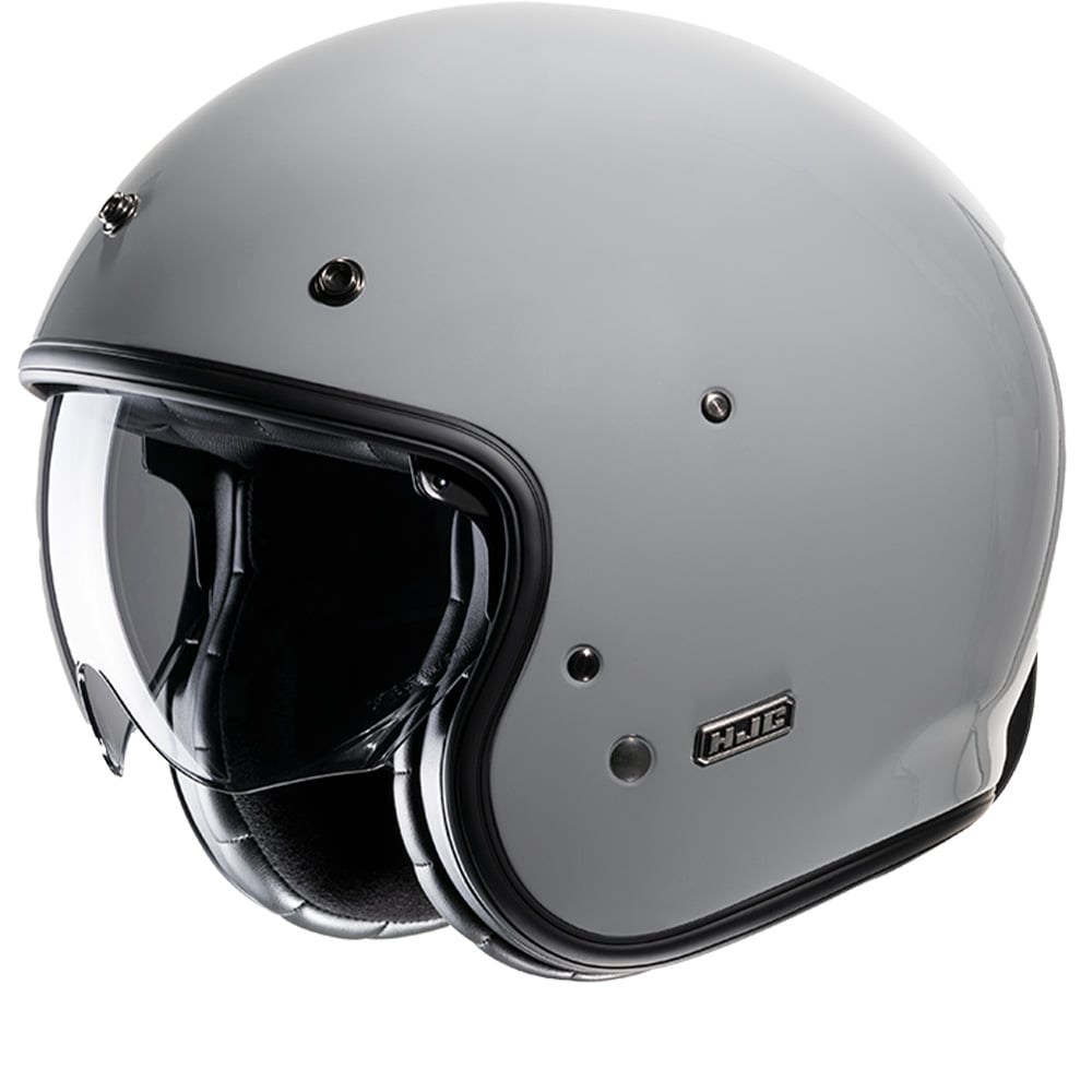 Image of EU HJC V31 Gris N Gris Open Face Helmet Taille S