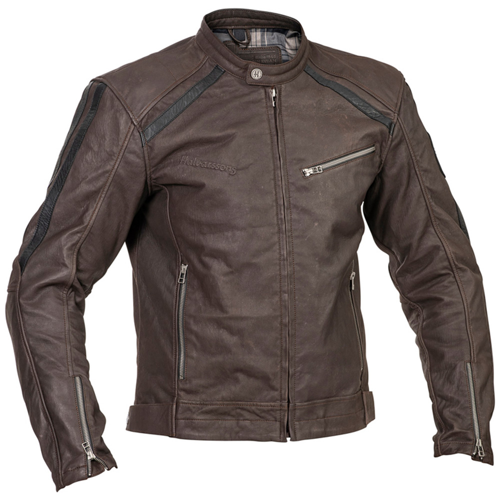 Image of EU Halvarssons Sandtorp Leather Marron Blouson Taille 62