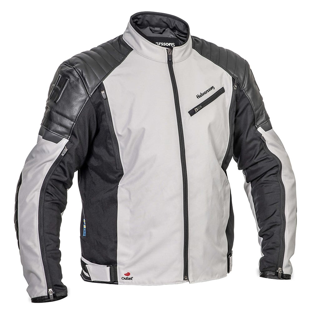 Image of EU Halvarssons Solberg Light Gris Noir Blouson Taille 52