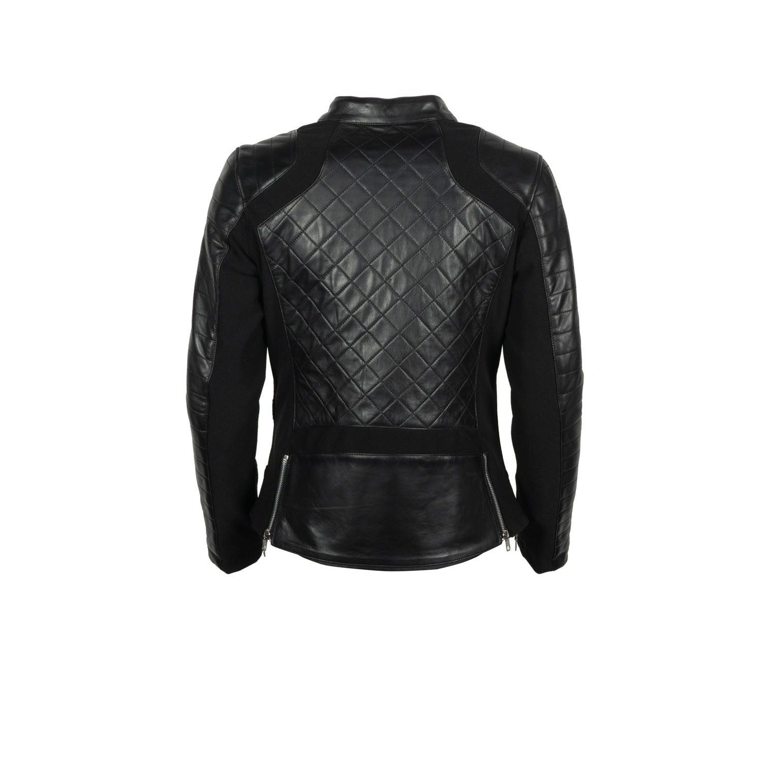 Image of EU Helstons Kate Leather Soft Stretch Noir CE Blouson Taille S