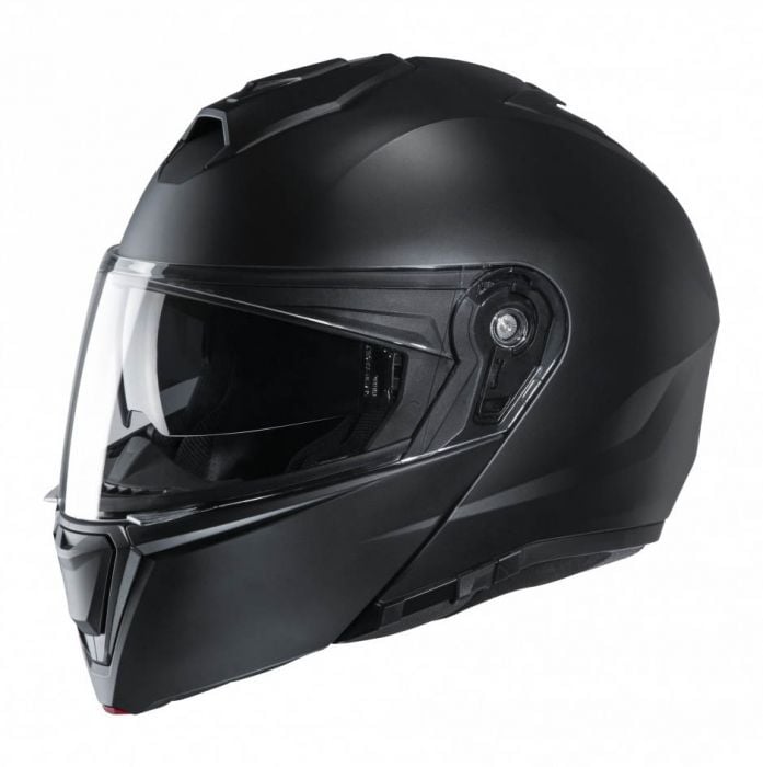Image of EU Hjc I90 Solid Flat Blue Semi Flat Metallic Blue Modular Helmets Taille XS