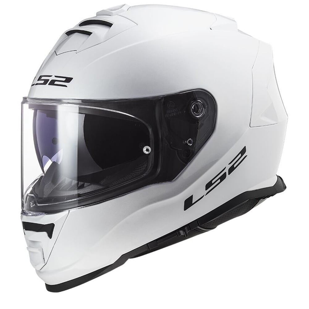 Image of EU LS2 FF800 Storm II Solid White Full Face Helmet Taille 3XL