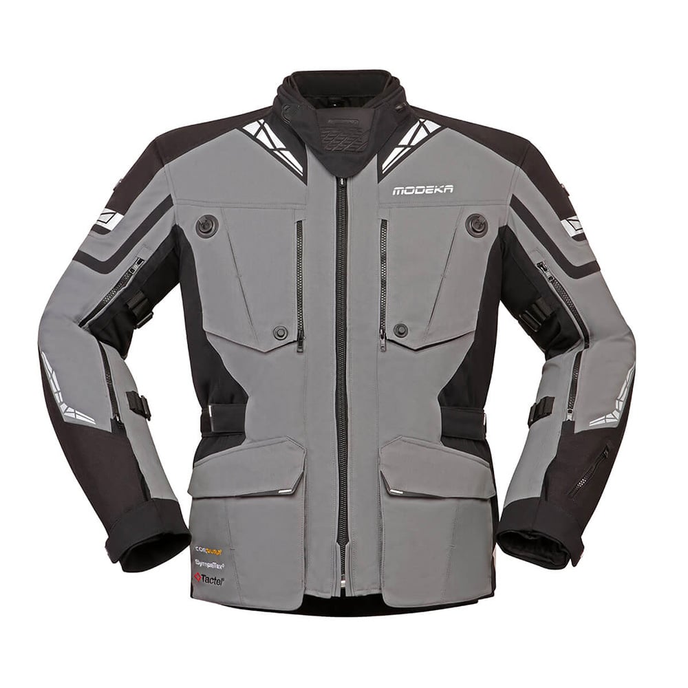 Image of EU Modeka Panamericana II Jacket Grey Black Taille XL