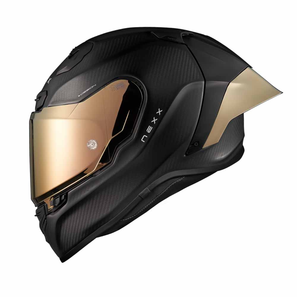 Image of EU Nexx XR3R Zero Pro 2 Carbon Gold Matt Full Face Helmet Taille 2XL