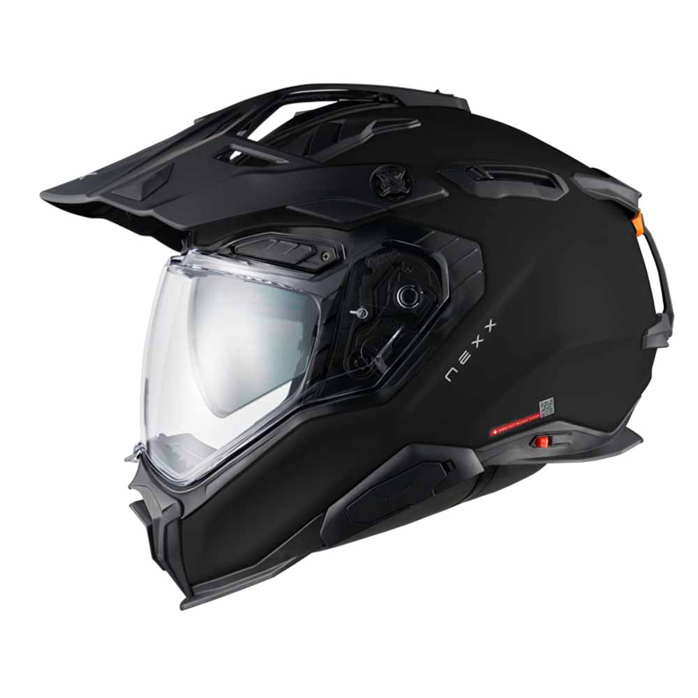 Image of EU Nexx XWED3 Plain Black Matt Adventure Helmet Taille 3XL
