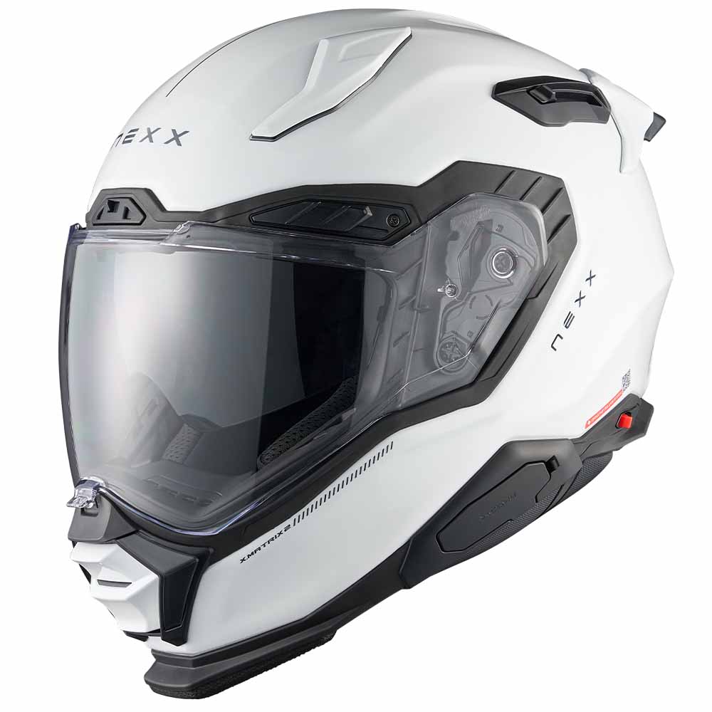 Image of EU Nexx XWST3 Plain White Pearl Full Face Helmet Taille S