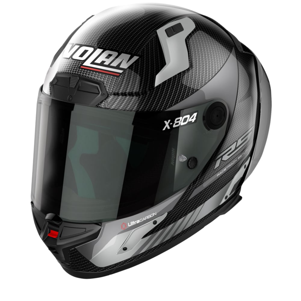Image of EU Nolan X-804 RS Ultra Carbon Hot Lap 011 Carbon Grey Full Face Helmet Taille 2XL