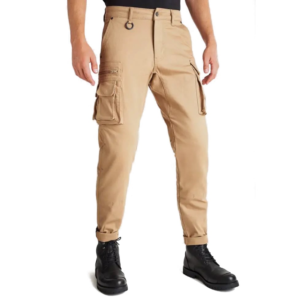 Image of EU Pando Moto Desert Cargo Beige Men's Chino Cordura® Pantalon Taille W32/L32