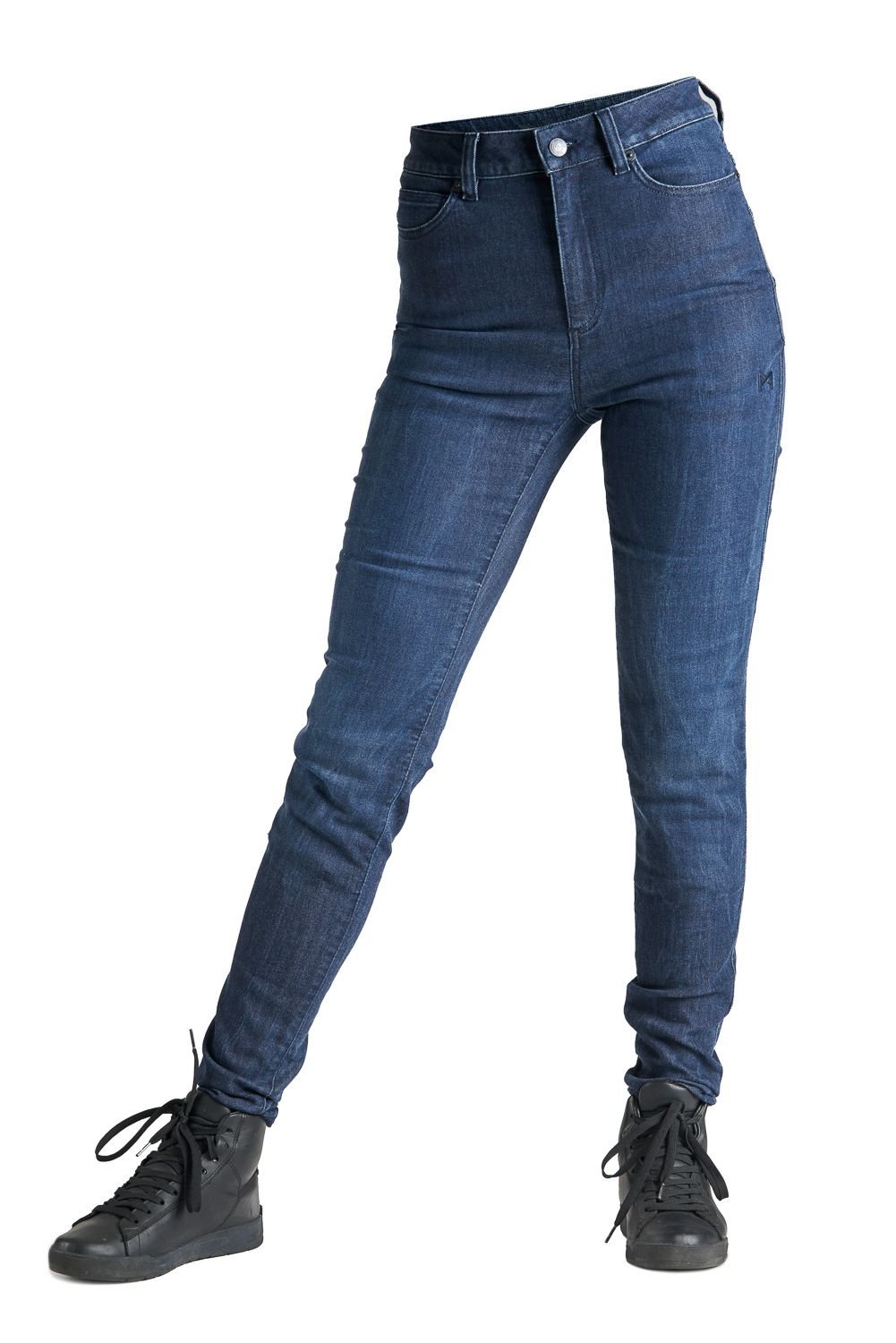 Image of EU Pando Moto Kusari Cor 02 Women Skinny-Fit Cordura Pantalon Taille W26/L30