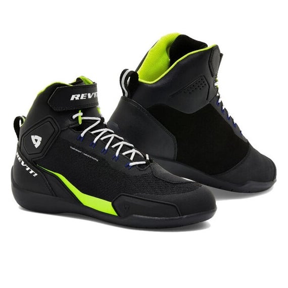 Image of EU REV'IT! G-Force H2O Noir Neon Jaune Chaussures Taille 39