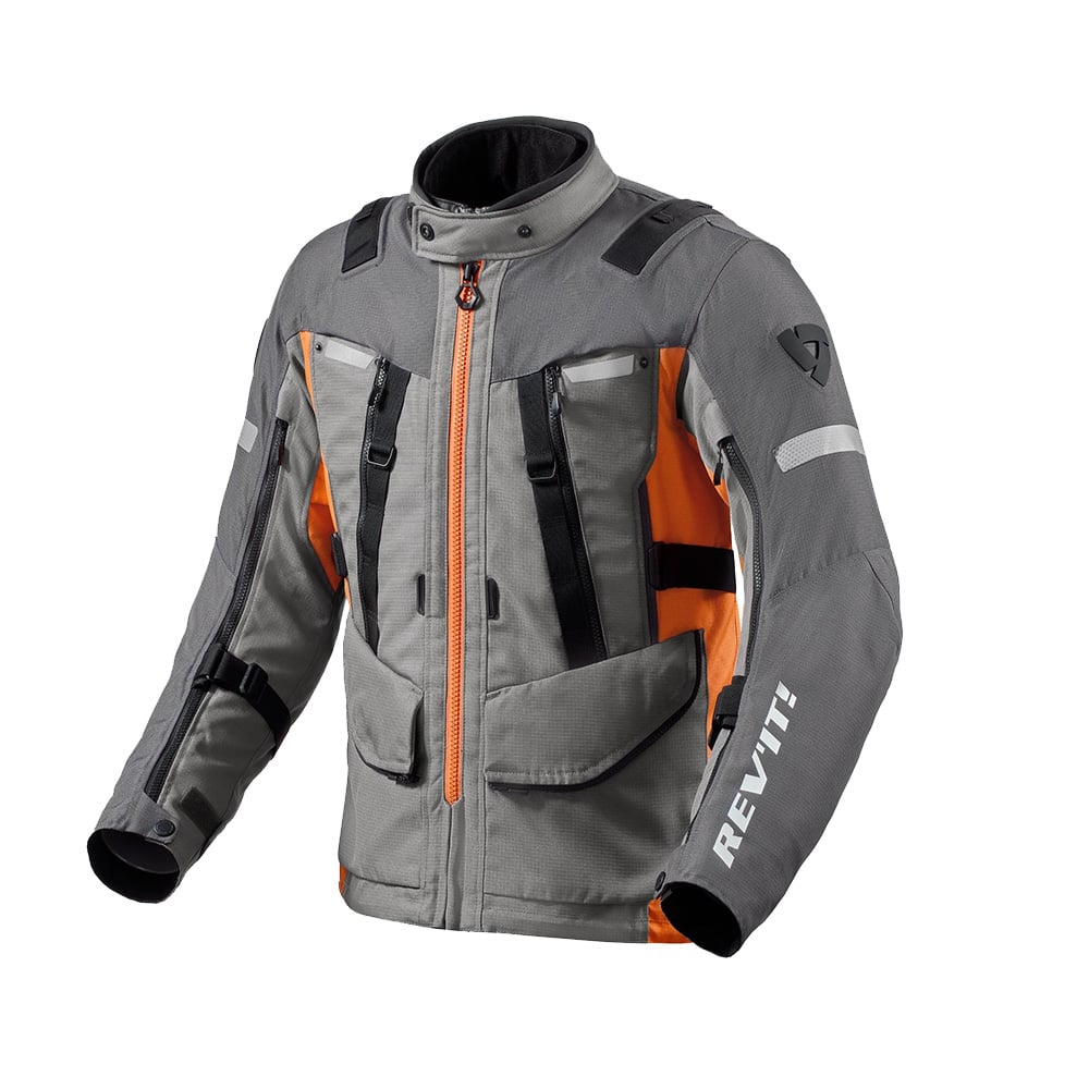 Image of EU REV'IT! Jacket Sand 4 H2O Jacket Grey Orange Taille L