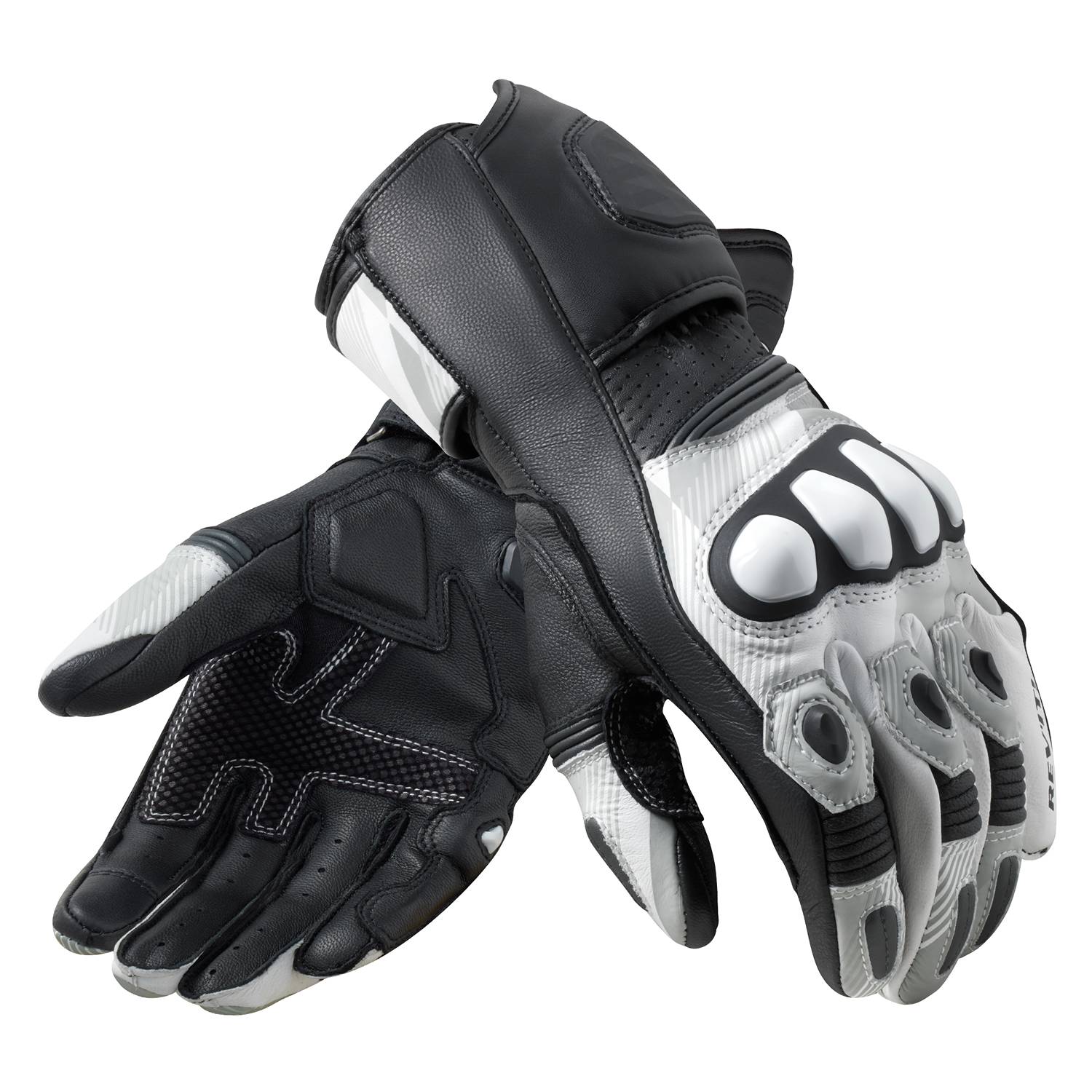 Image of EU REV'IT! League 2 Gants Noir Gris Taille S