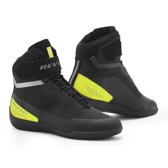 Image of EU REV'IT! Mission Noir Neon Jaune Chaussures Taille 40