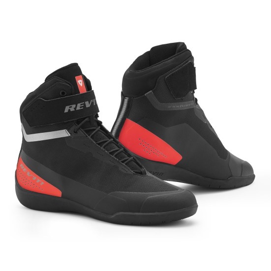 Image of EU REV'IT! Mission Noir Neon Rouge Chaussures Taille 40
