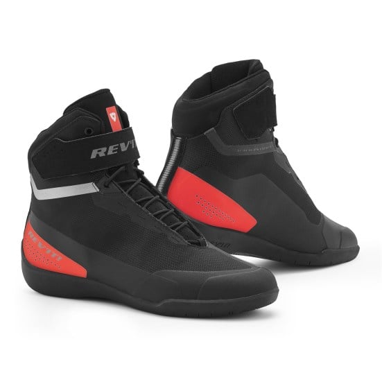 Image of EU REV'IT! Mission Noir Neon Rouge Chaussures Taille 41