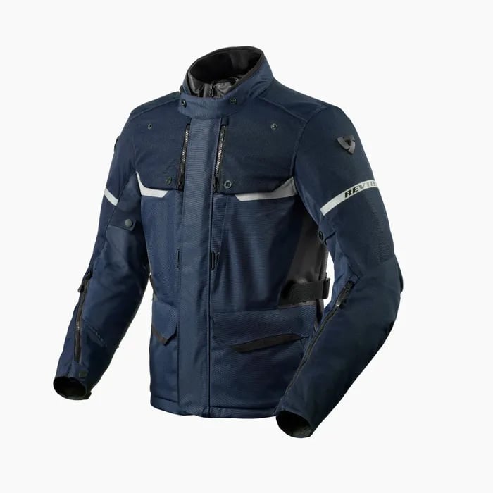 Image of EU REV'IT! Outback 4 H2O Bleu Blouson Taille 4XL