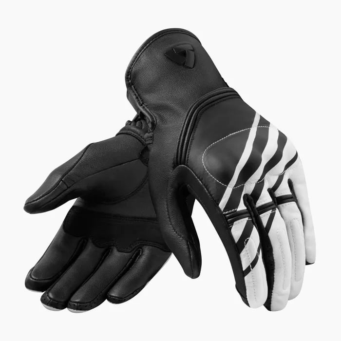 Image of EU REV'IT! Rougehill Noir Blanc Gants Taille M