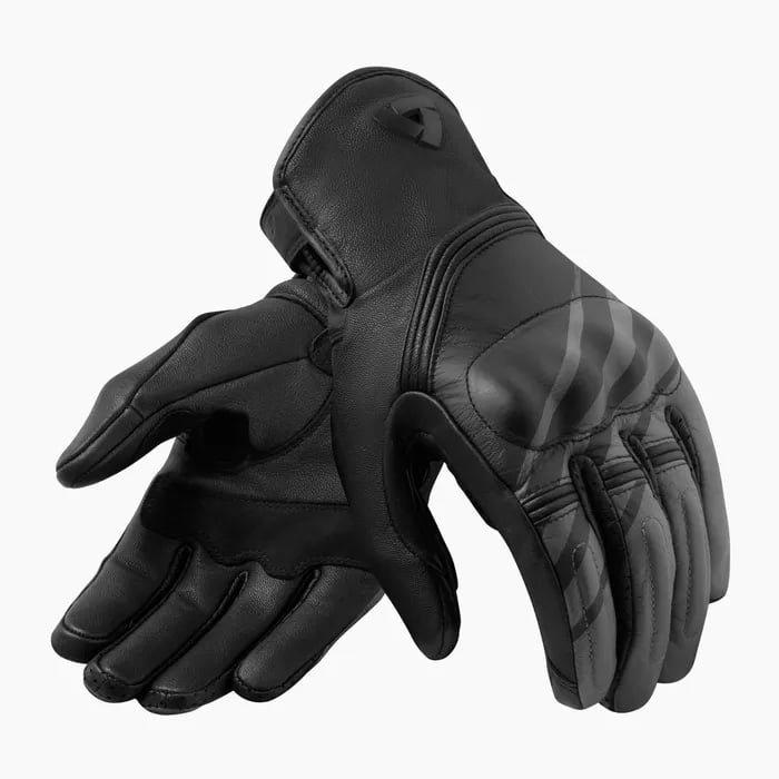 Image of EU REV'IT! Rougehill Noir Gris Gants Taille 3XL