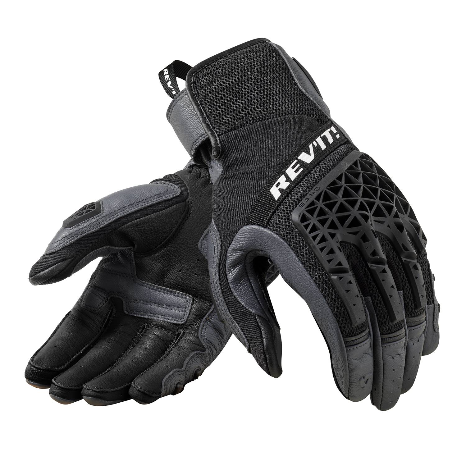 Image of EU REV'IT! Sand 4 Gants Gris Noir Taille XL