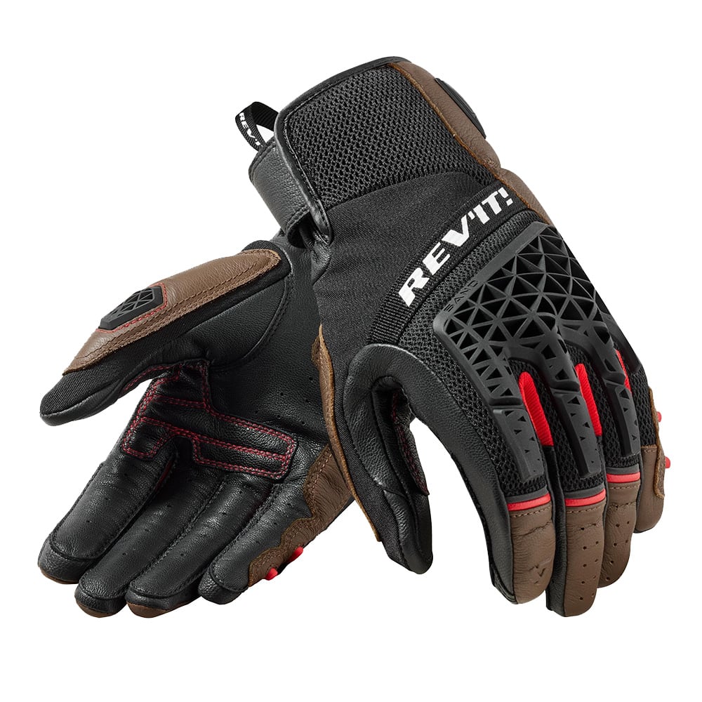 Image of EU REV'IT! Sand 4 Gloves Brown Black Taille XL