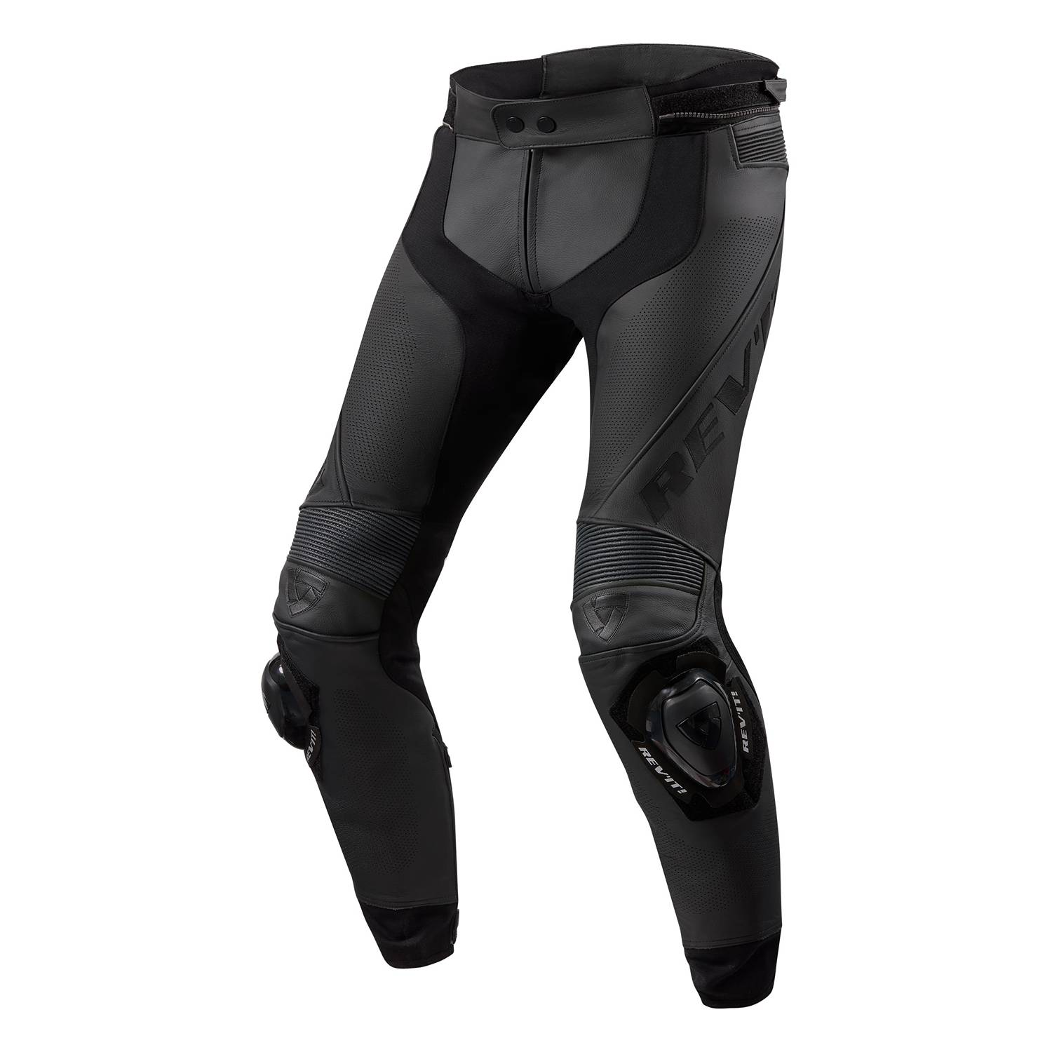 Image of EU REV'IT! Trousers Apex Black Short Motorcycle Pants Taille 48