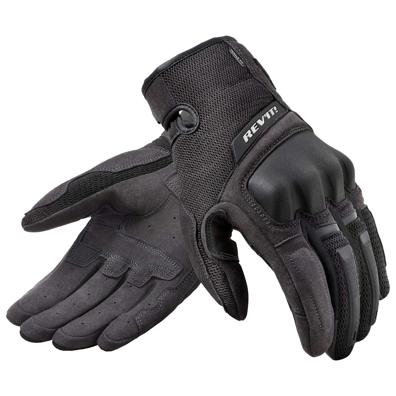 Image of EU REV'IT! Volcano Ladies Noir Gants Taille S