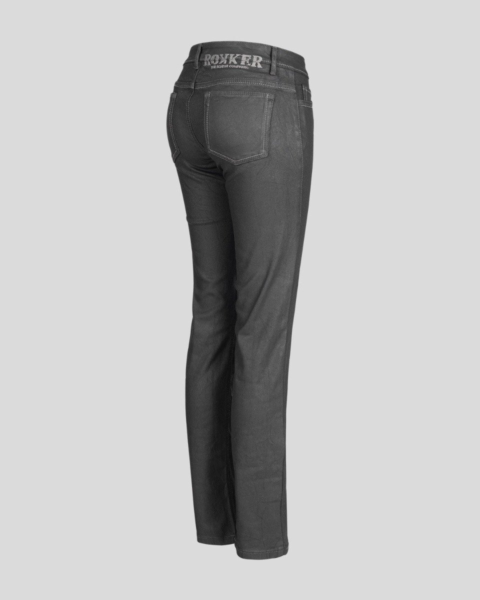 Image of EU ROKKER Rokkertech Mid Straight Lady Noir Pantalon Taille L32/W28