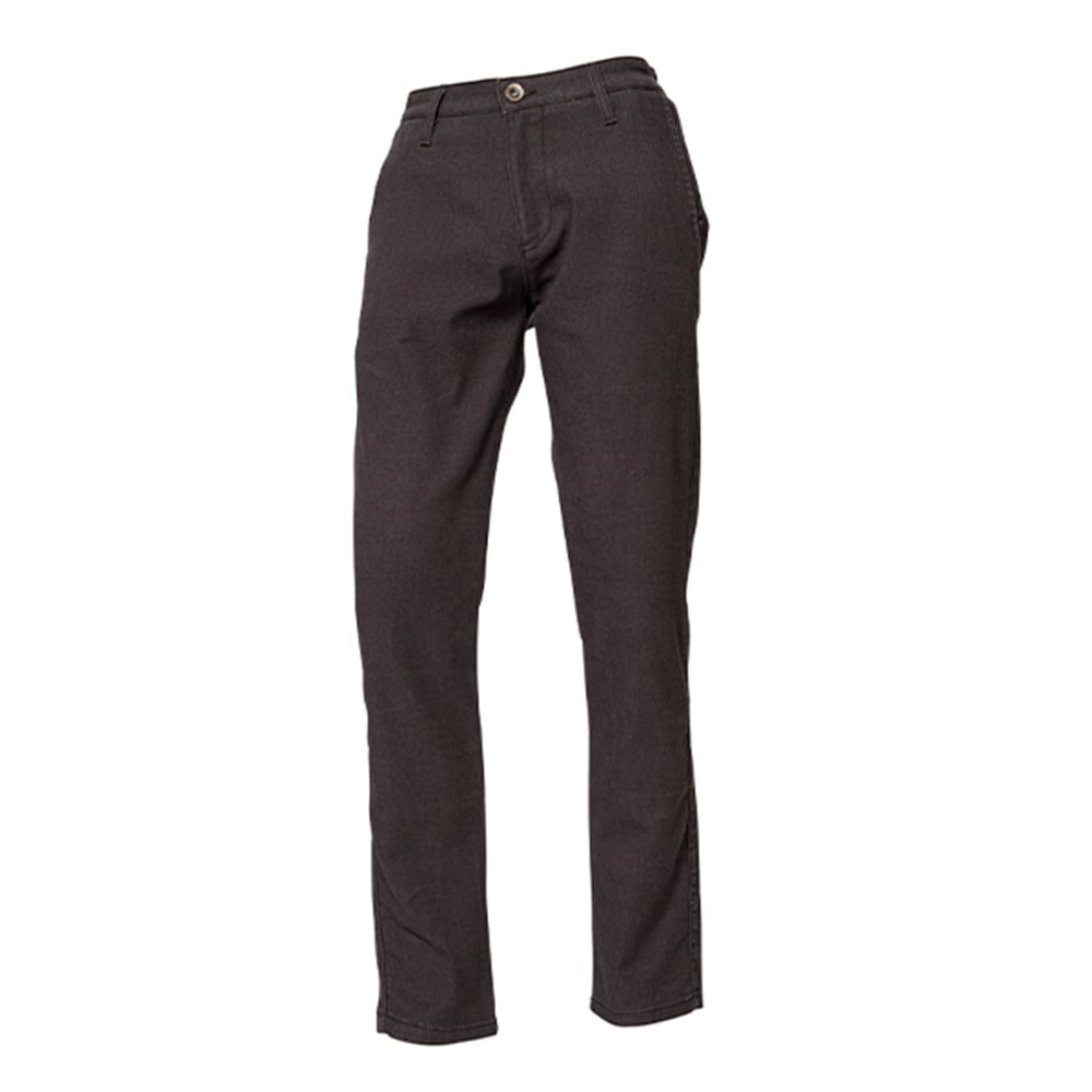 Image of EU ROKKER Tweed Chino Tapered Slim Dark Gris Pantalon Taille L32/W29