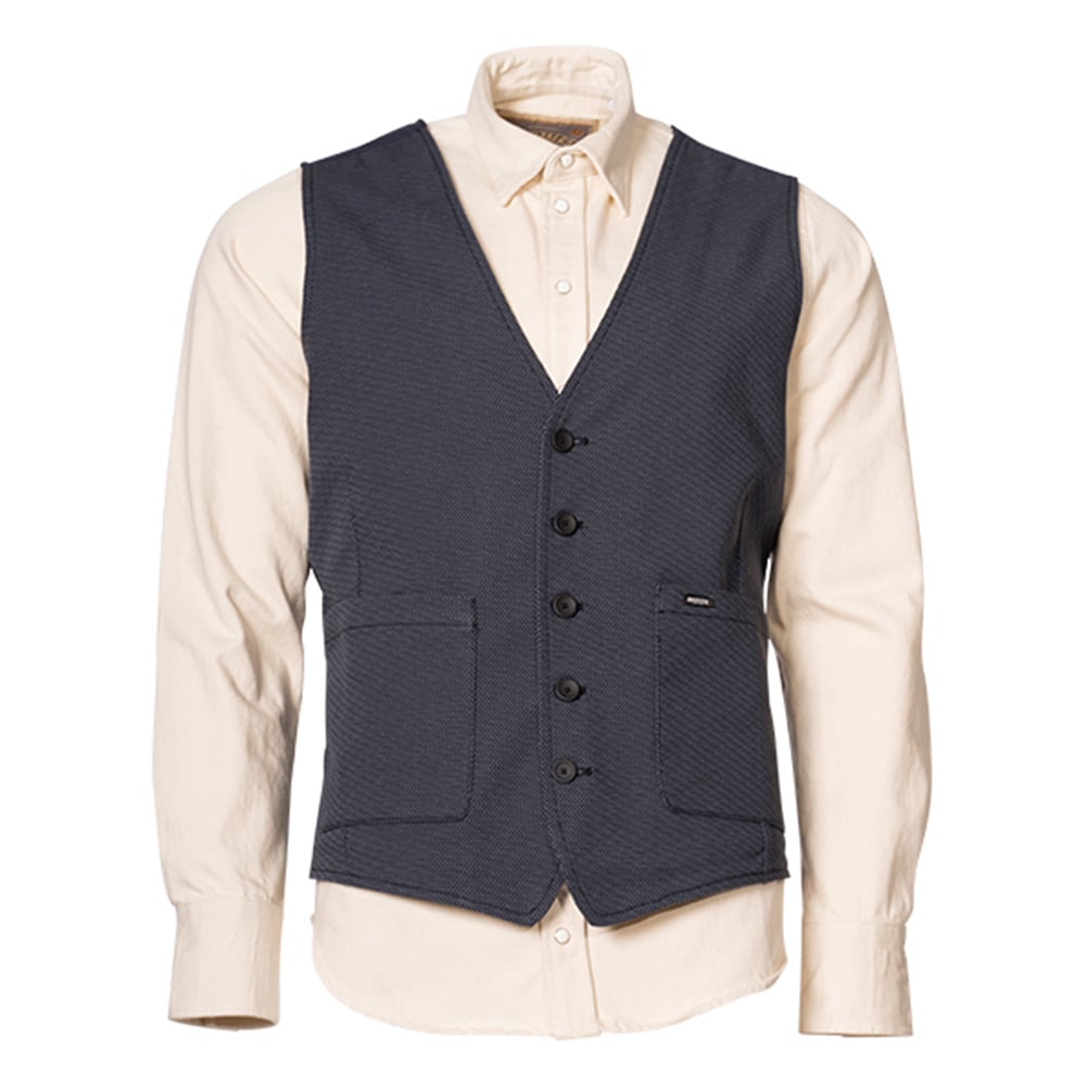 Image of EU ROKKER Tweed Vest Blue Taille S
