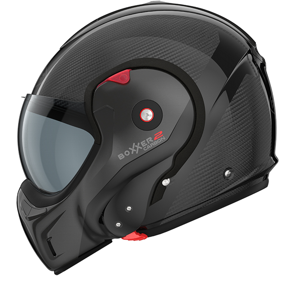 Image of EU ROOF RO9 BOXXER 2 Carbon Wonder Black Modular Helmet Taille XL