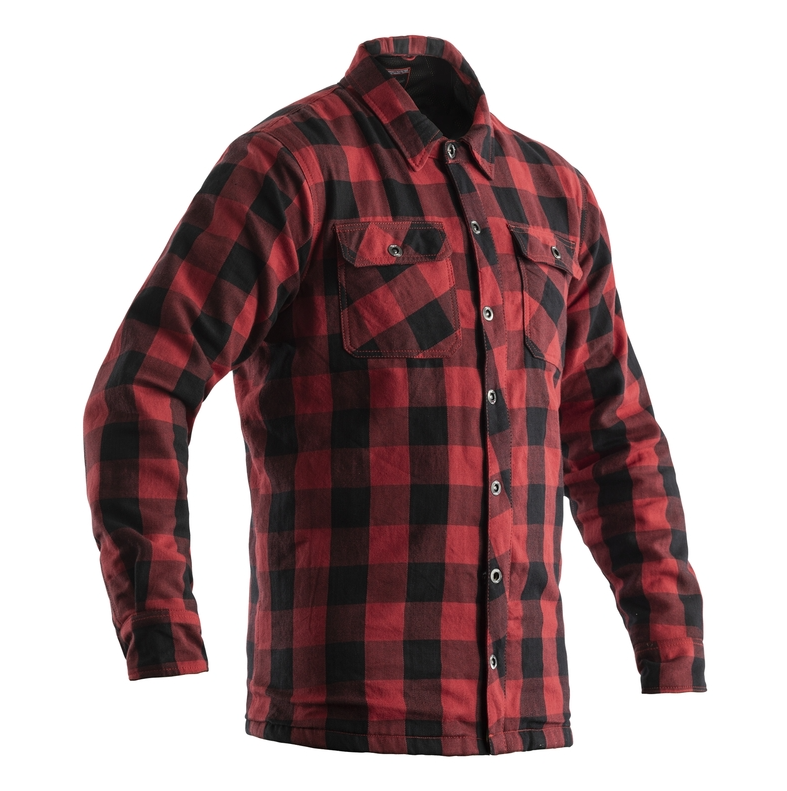 Image of EU RST Lumberjack Ce Mens Textile Shirt Rouge Blouson Taille 42