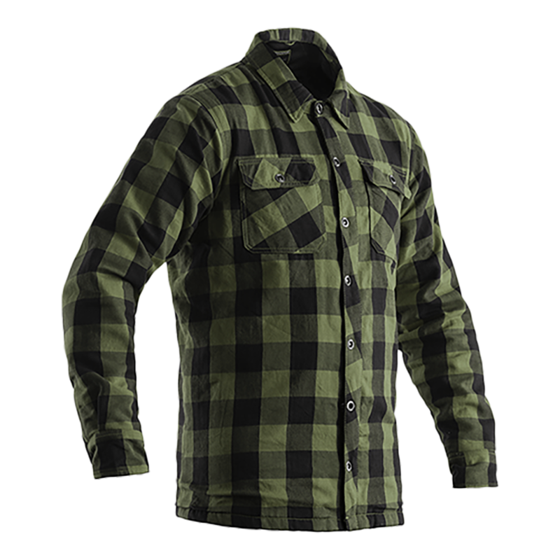 Image of EU RST Lumberjack Ce Mens Textile Shirt Vert Blouson Taille 44
