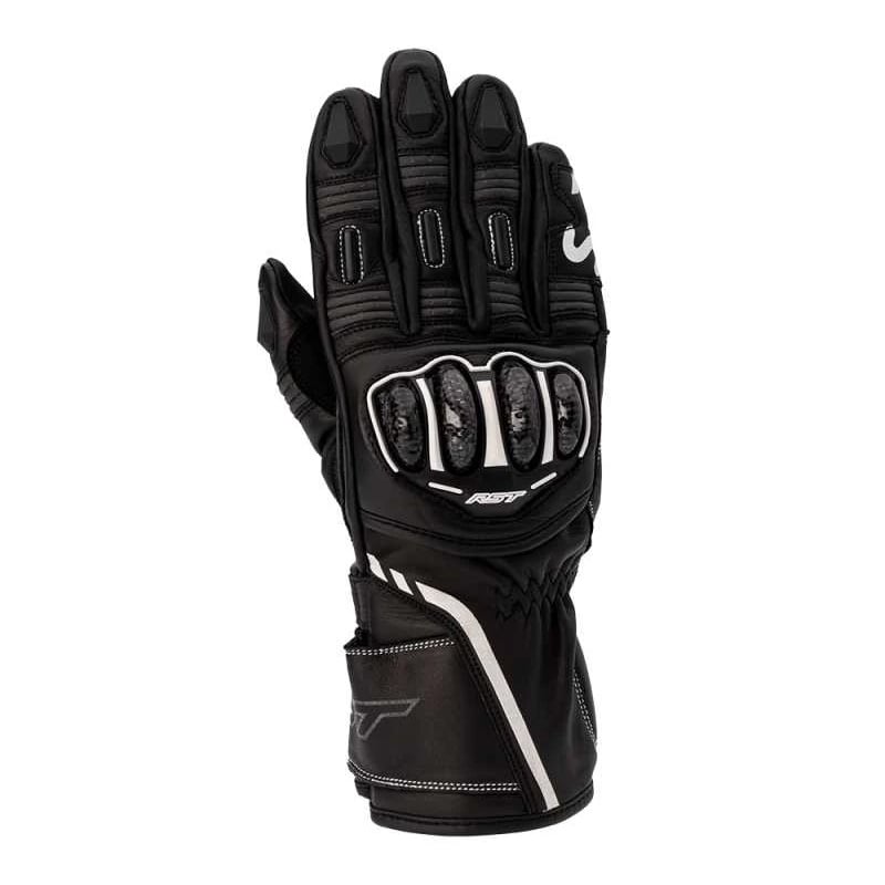 Image of EU RST S1 Ce Ladies Glove Noir Blanc Gants Taille 8