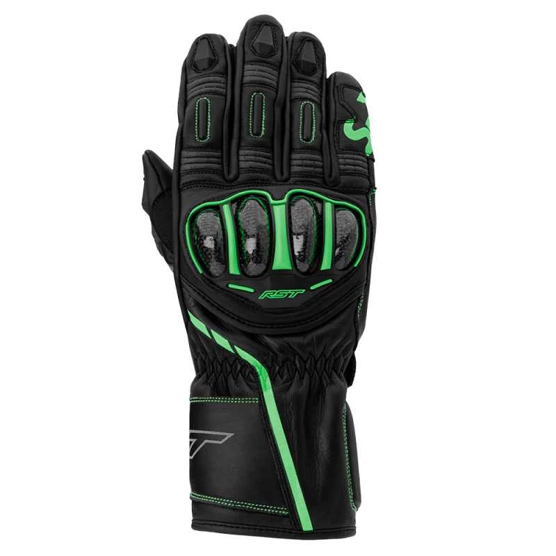Image of EU RST S1 Ce Mens Glove Neon Vert Gants Taille 10