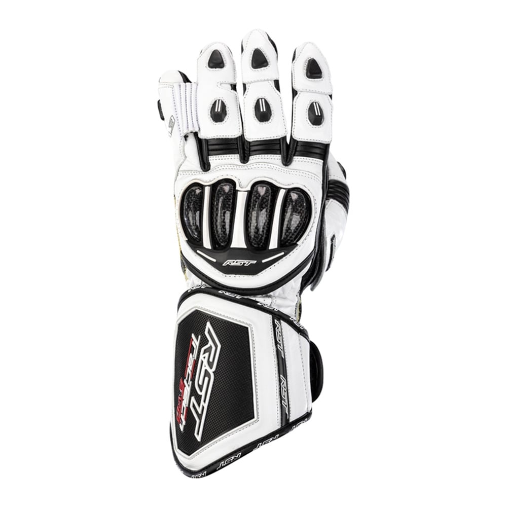 Image of EU RST Tractech Evo 4 Gloves White Black Taille 2XL