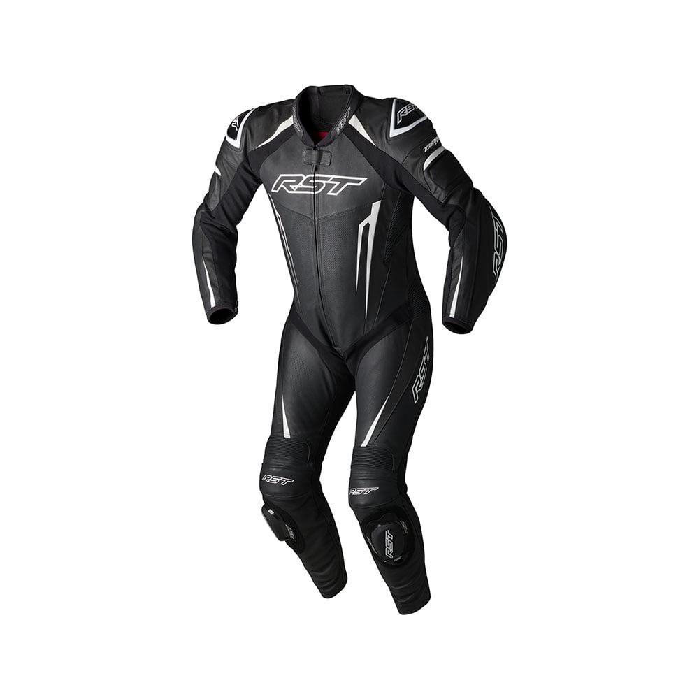 Image of EU RST Tractech Evo 5 One Piece Suit Black White Black Taille 54