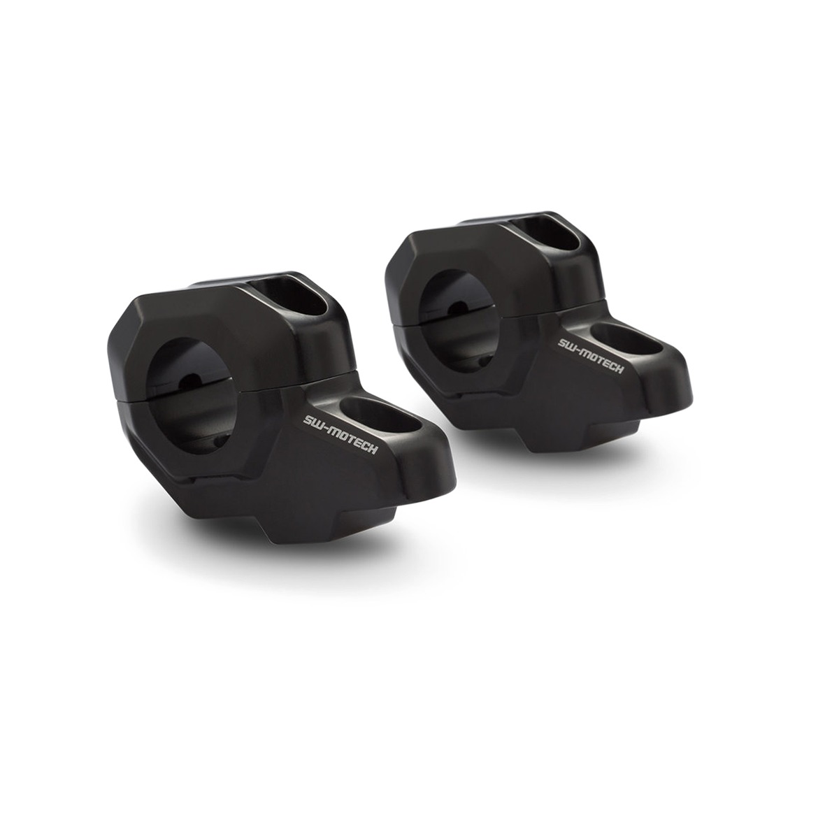 Image of EU SW-Motech Handlebar Risers Barback Black 30 Taille