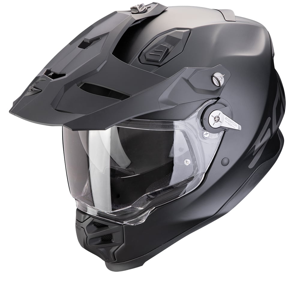 Image of EU Scorpion ADF-9000 Air Solid Matt Black Adventure Helmet Taille XL