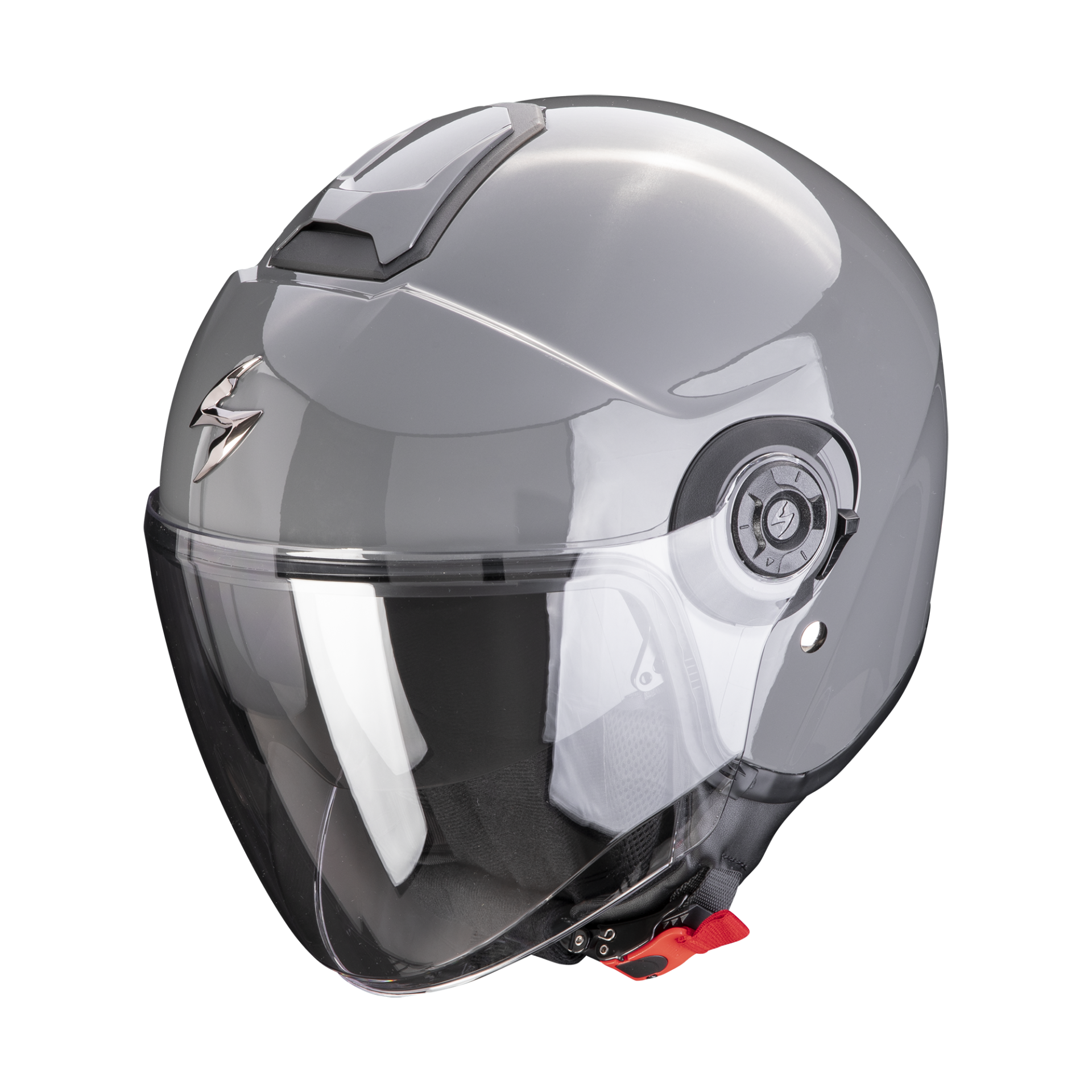 Image of EU Scorpion Exo-City II Solid Cement Gris Casque Jet Taille L