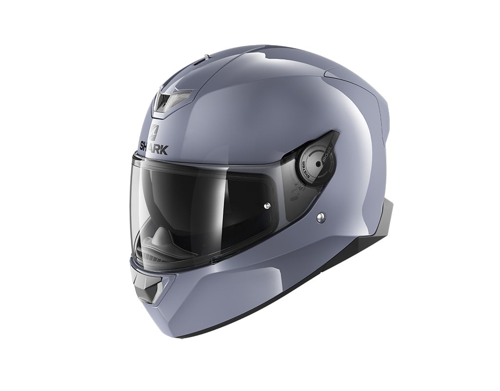 Image of EU Shark Skwal 22 Blank Argent Casque Intégral Taille XL