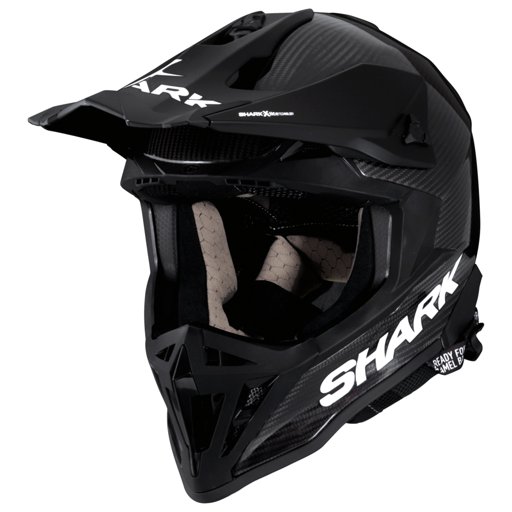 Image of EU Shark Varial RS Carbon Skin Carbon Blanc Carbon DWD Casque Cross Taille S