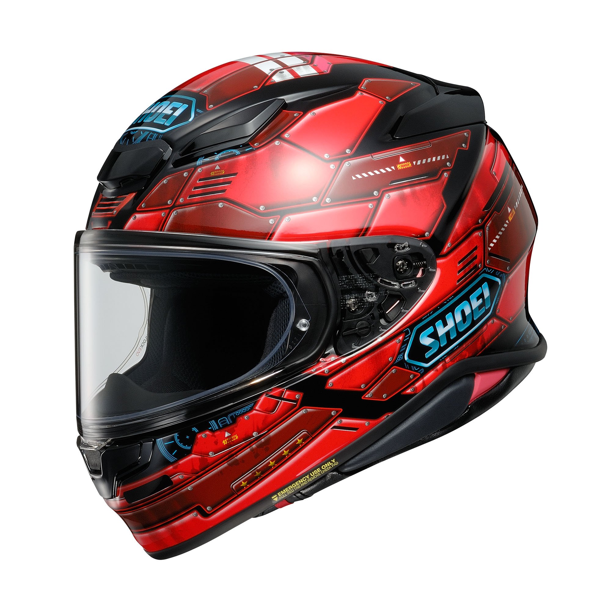Image of EU Shoei NXR2 Graphic Fortress TC-1 Casque Intégral Taille S