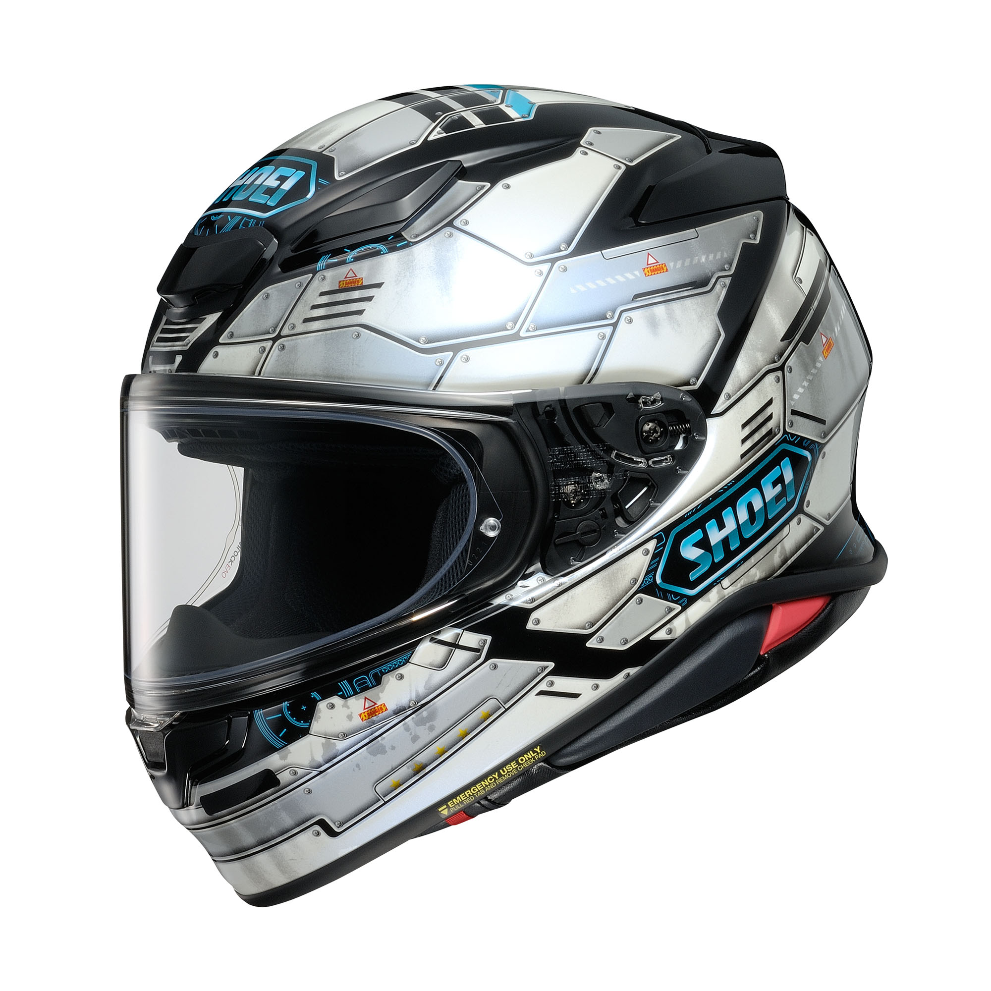 Image of EU Shoei NXR2 Graphic Fortress TC-6 Casque Intégral Taille S