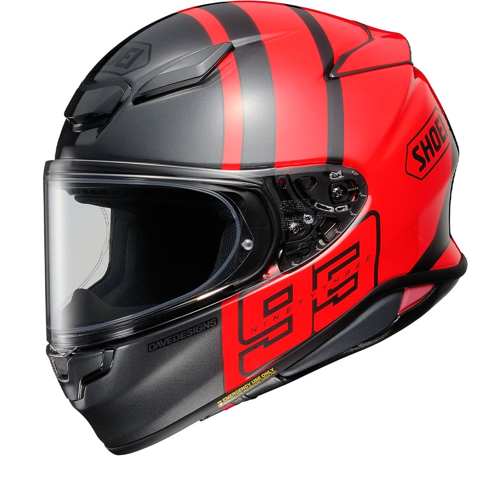 Image of EU Shoei NXR2 MM93 Collection Track TC-1 Casque Intégral Taille S