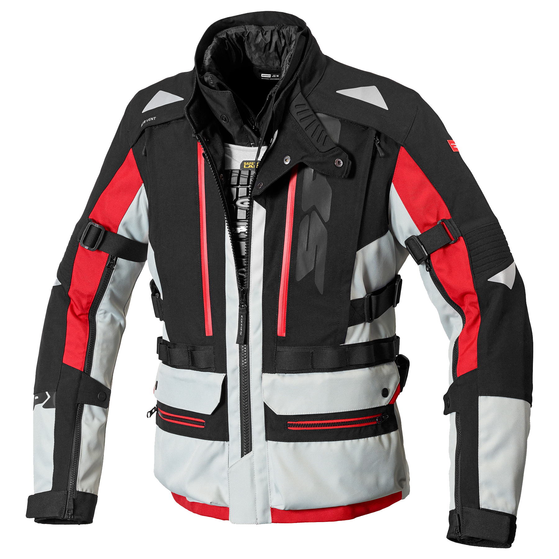 Image of EU Spidi Allroad H2Out Ice Rouge CE Blouson Taille M