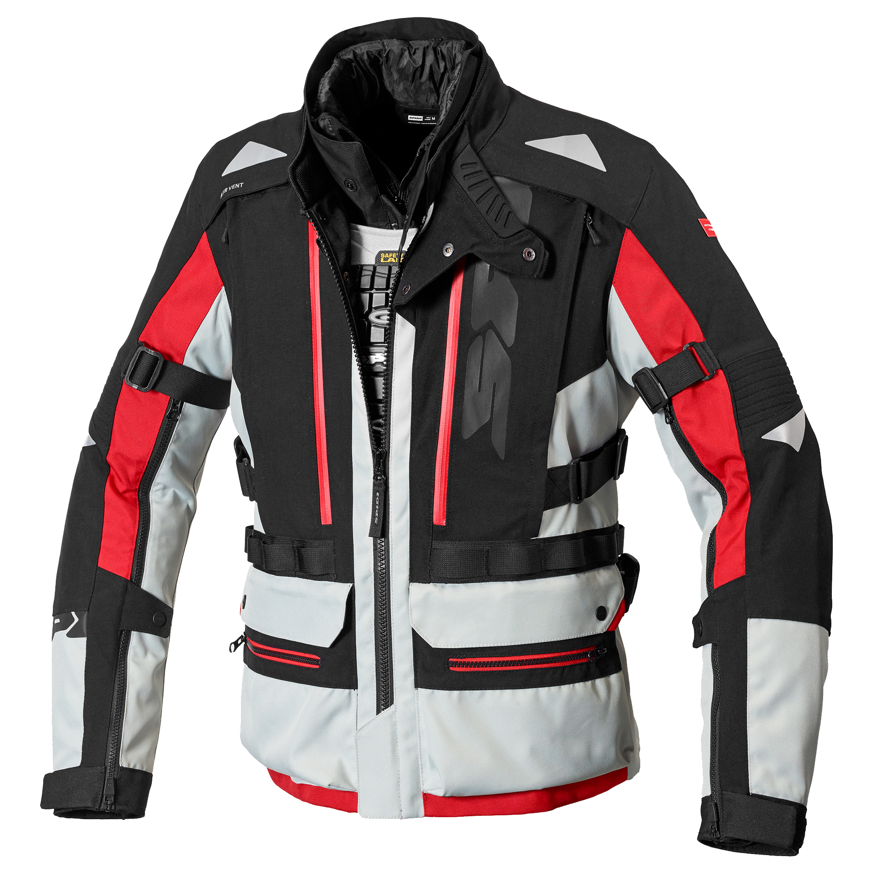 Image of EU Spidi Allroad H2Out Ice Rouge CE Blouson Taille XL