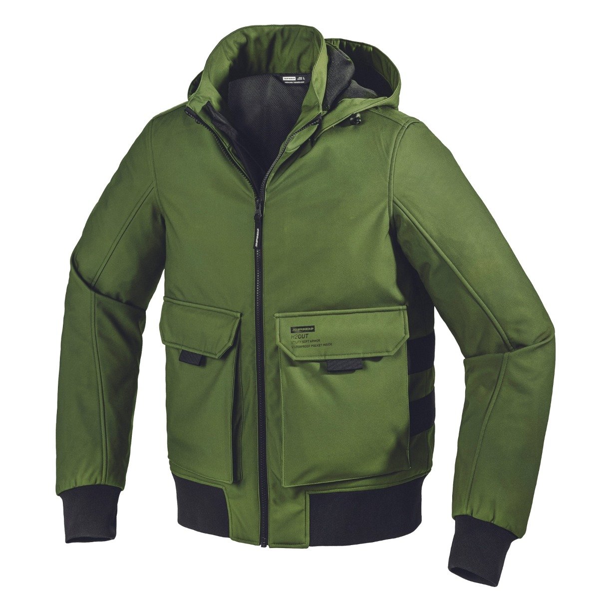 Image of EU Spidi Metromover Army Vert CE Blouson Taille M